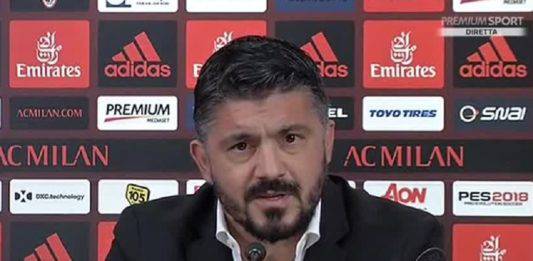 Olympiacos Milan, Gattuso parla in conferenza