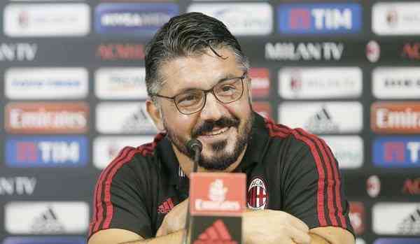 Milan Napoli conferenza Gattuso