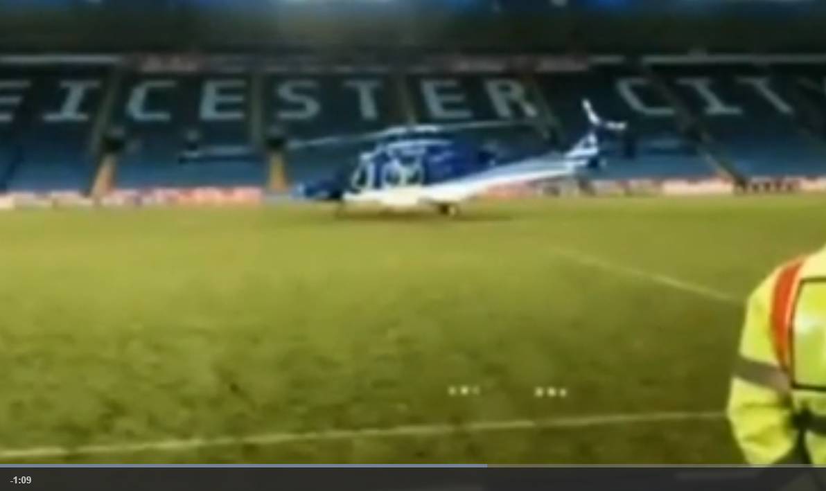 Elicottero Leicester