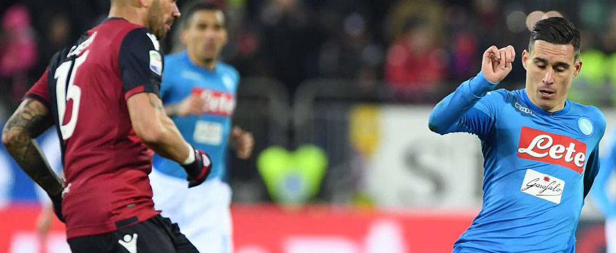 Cagliari Napoli probabili formazioni