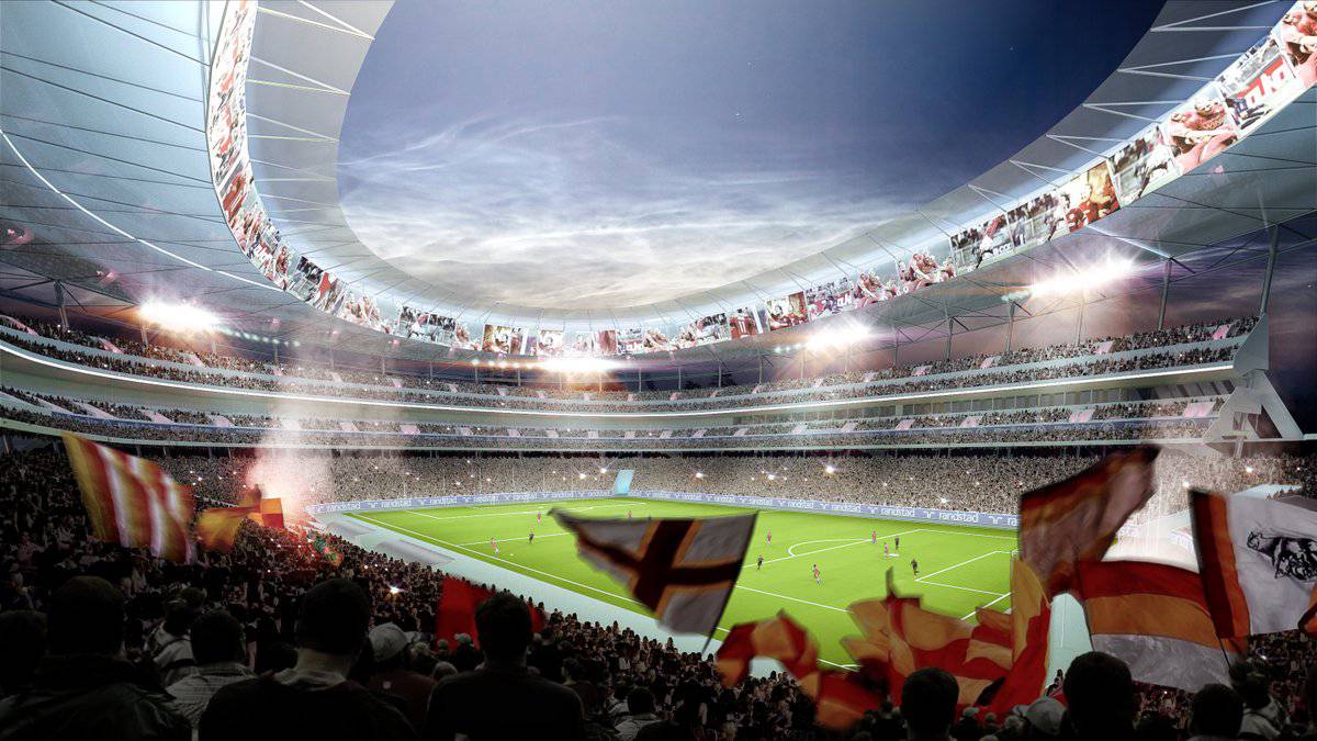 Stadio della Roma Raggi