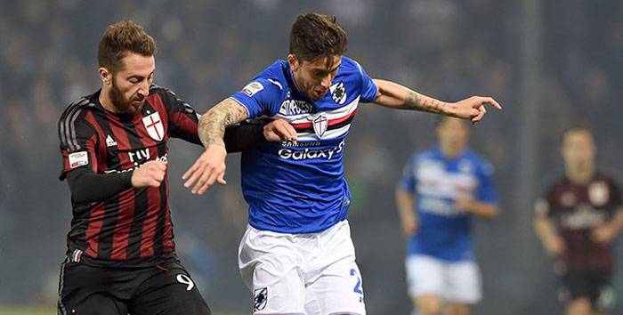 Sampdoria Milan probabili formazioni