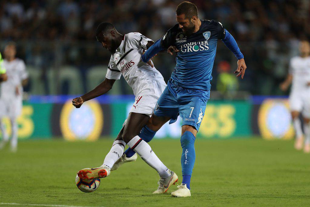 Empoli Milan probabili formazioni