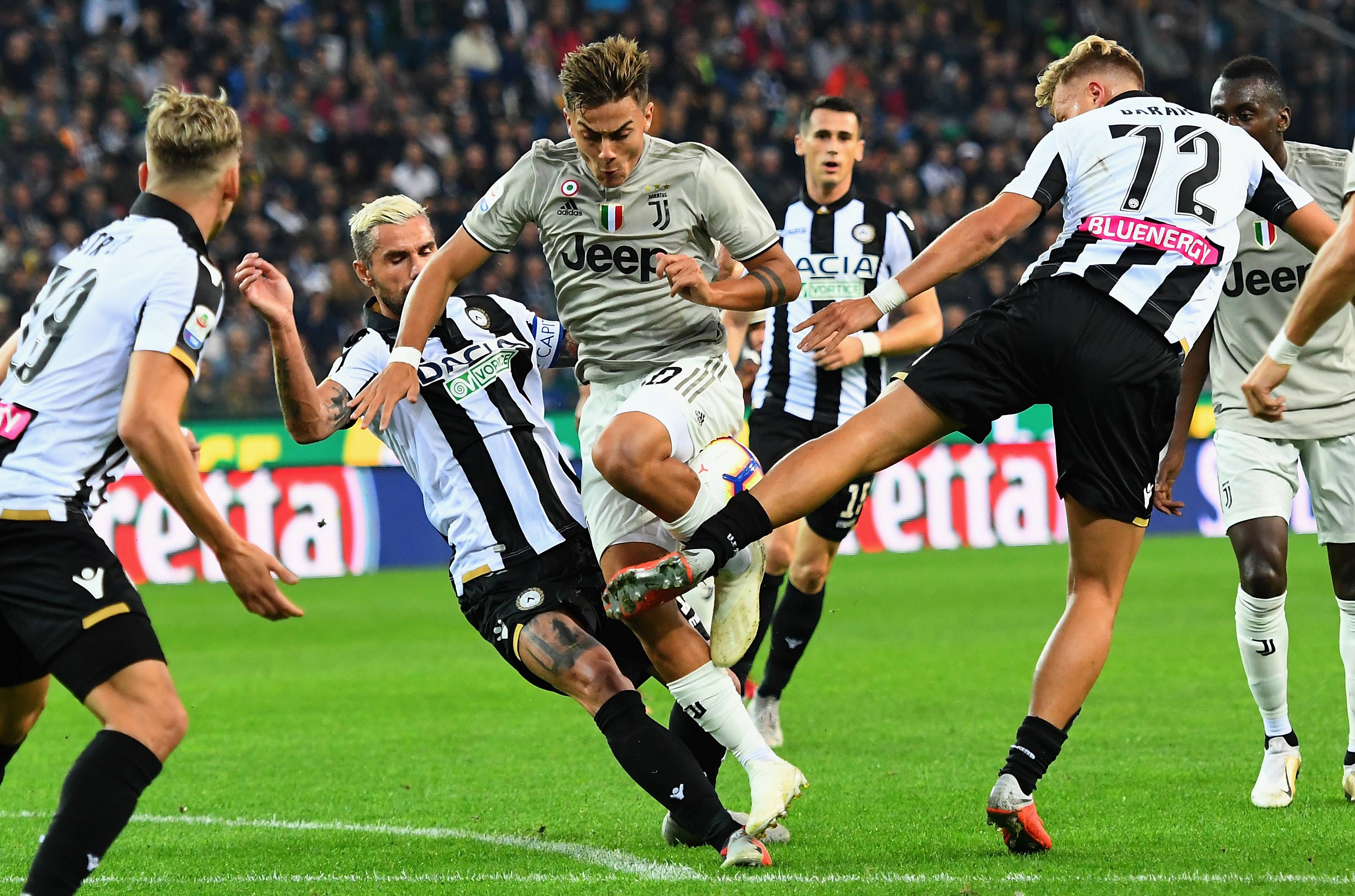 Juventus Udinese probabili formazioni