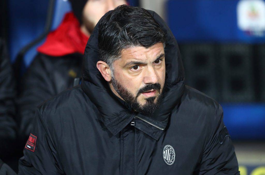 Milan Sassuolo conferenza Gattuso