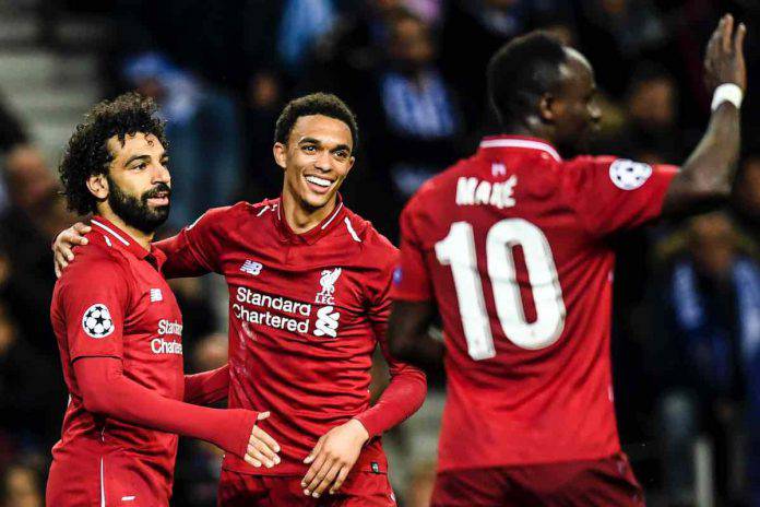 Mohamed Salah Trent Alexander-Arnold Stadio Mané Porto Liverpool ©Getty Images