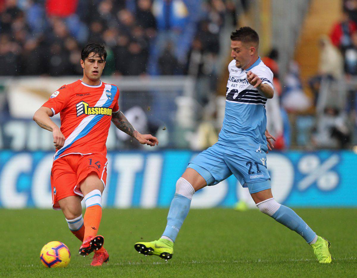 Milikovic-Savic in campo con la Lazio