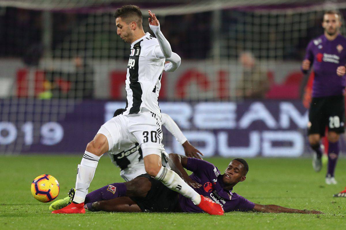 Juventus Fiorentina formazioni ufficiali
