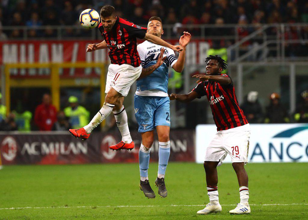 Milan Lazio formazioni ufficiali