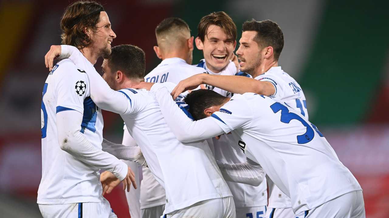 Atalanta festeggia