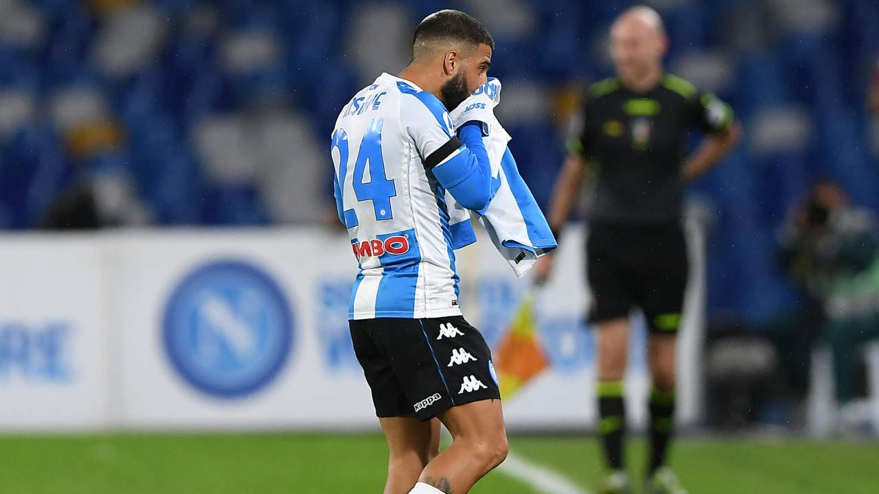 napoli Insigne espulso