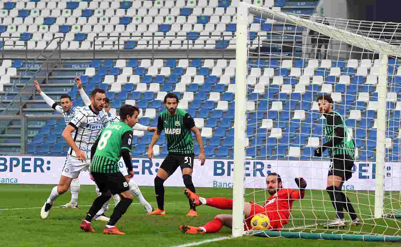 Sassuolo Chiriches Inter