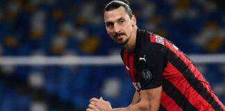 Napoli Milan gomitata Ibrahimovic