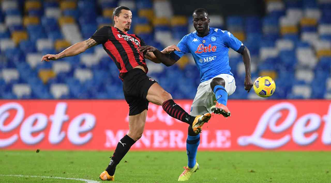 infortunio ibrahimovic napoli milan