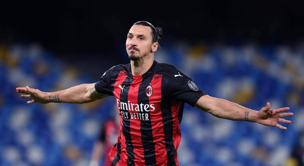 Napoli Milan gomitata Ibrahimovic