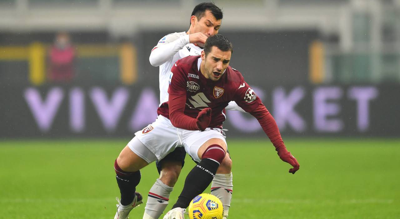 Bonazzoli infortunio Torino Bologna