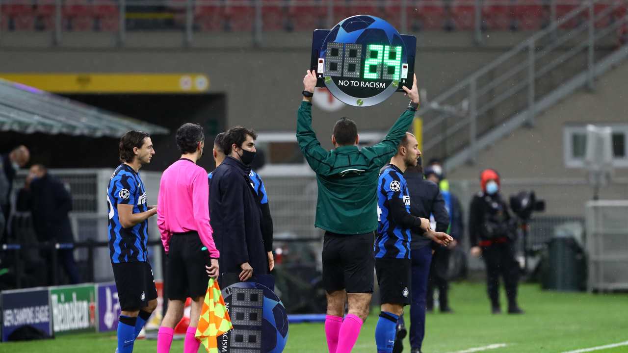 Eriksen pronto ad entrare in campo nell'Inter