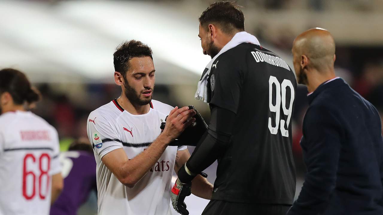 Calhanoglu e Donnarumma