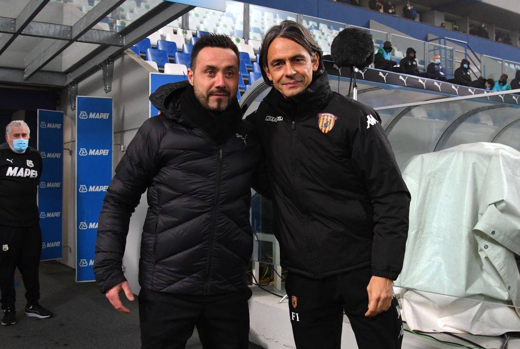 De Zerbi Inzaghi Sassuolo Benevento