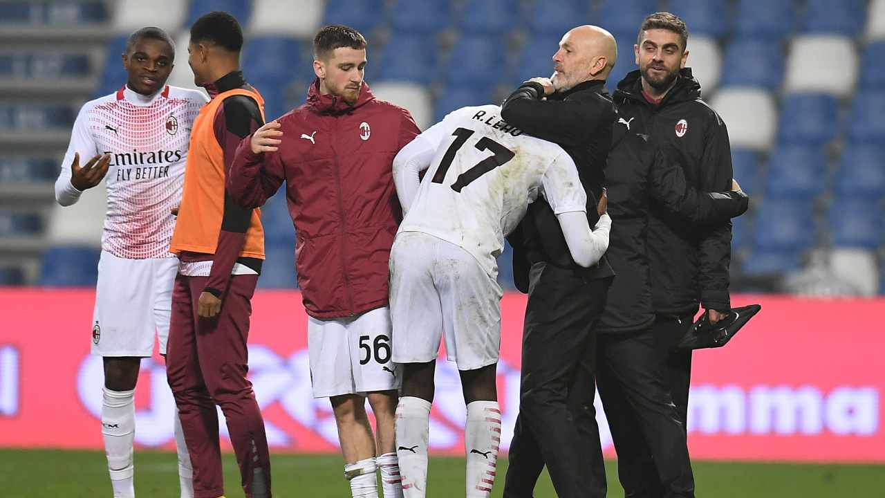 Pioli e Leao
