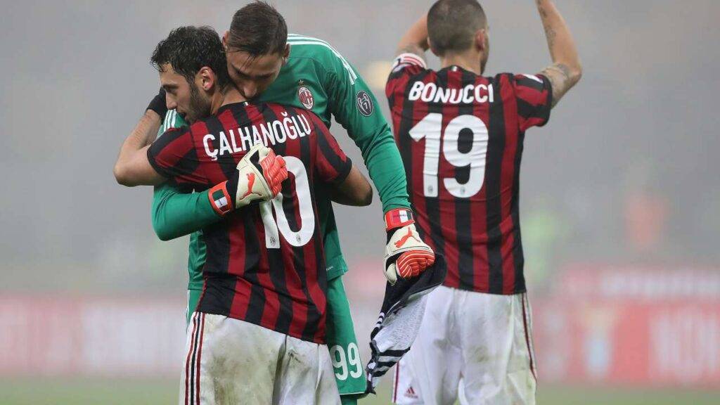 Calhanoglu e Donnarumma