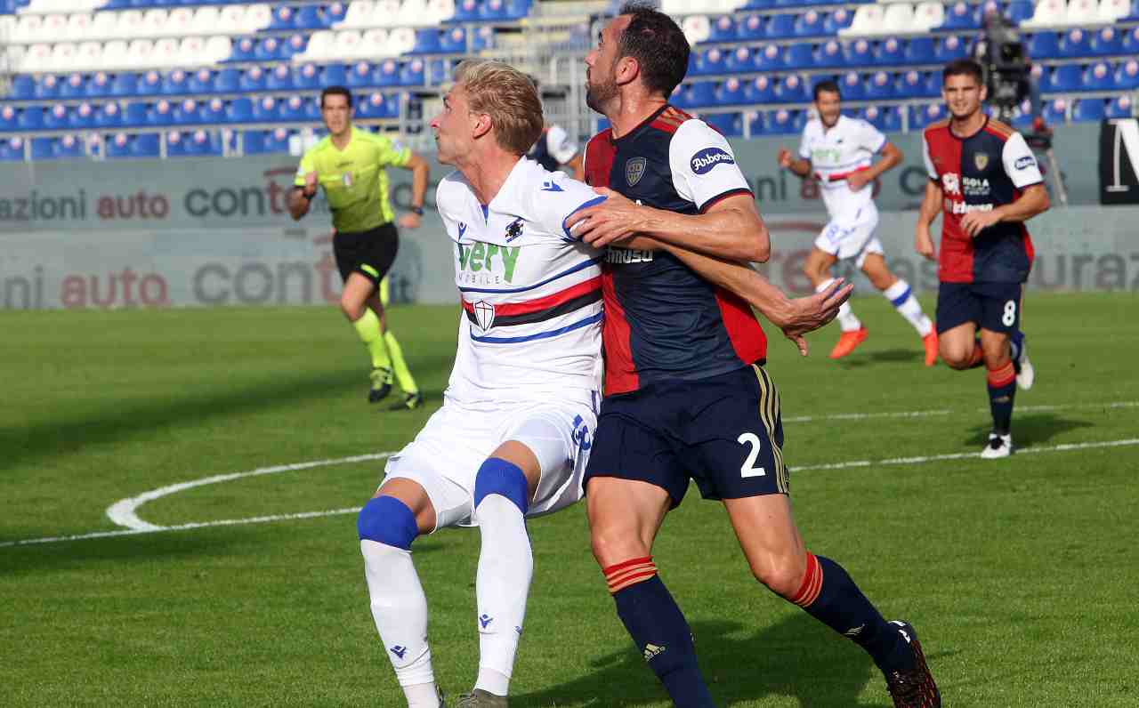 Cagliari Godin tampone