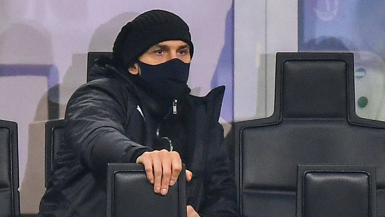 Panchina Ibrahimovic Milan Sassuolo