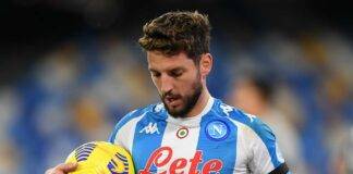 Napoli in azione con la maglia del Napoli