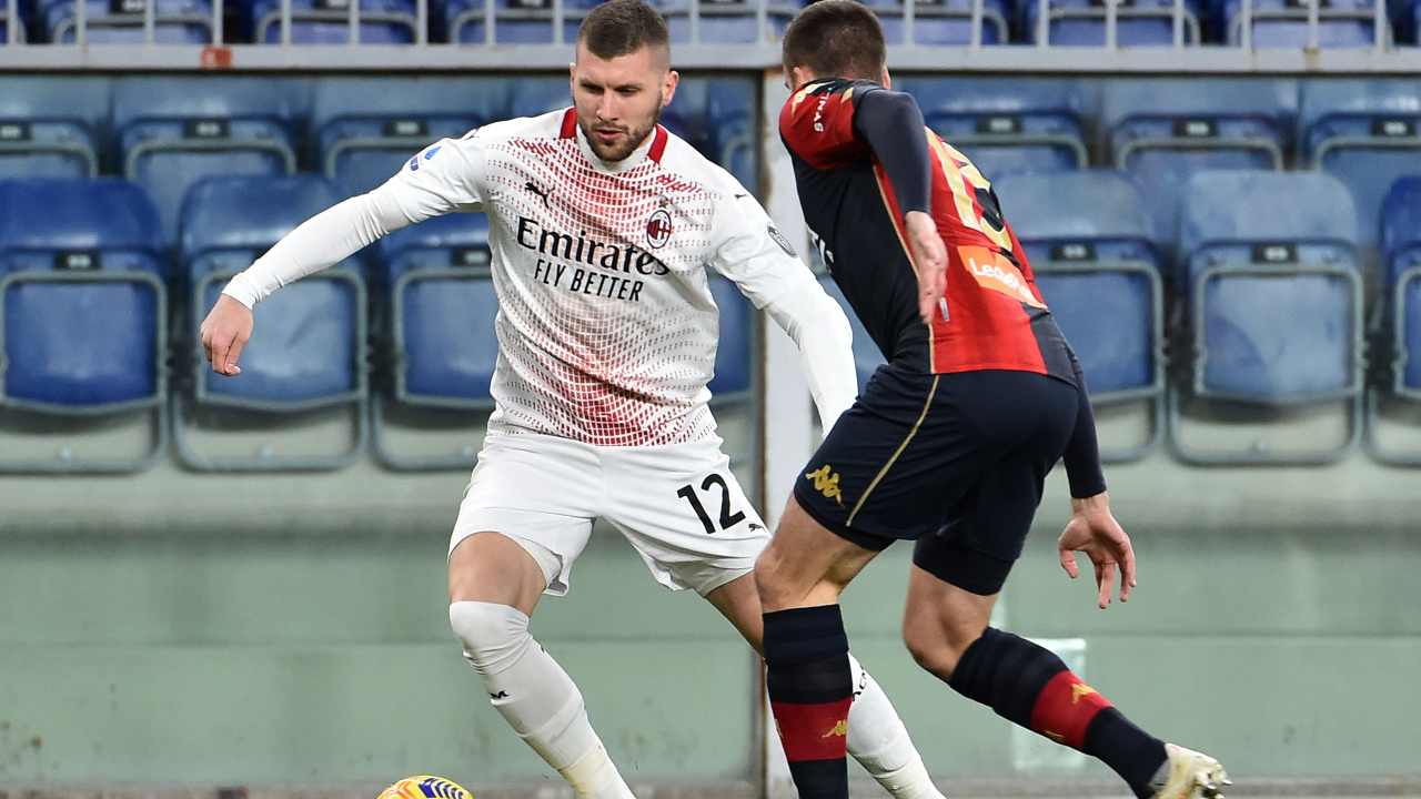 Milan, anche Rebic in dubbio per il Sassuolo