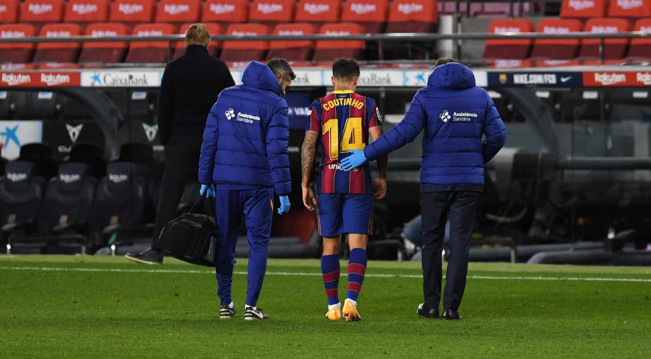 coutinho infortunio barcellona