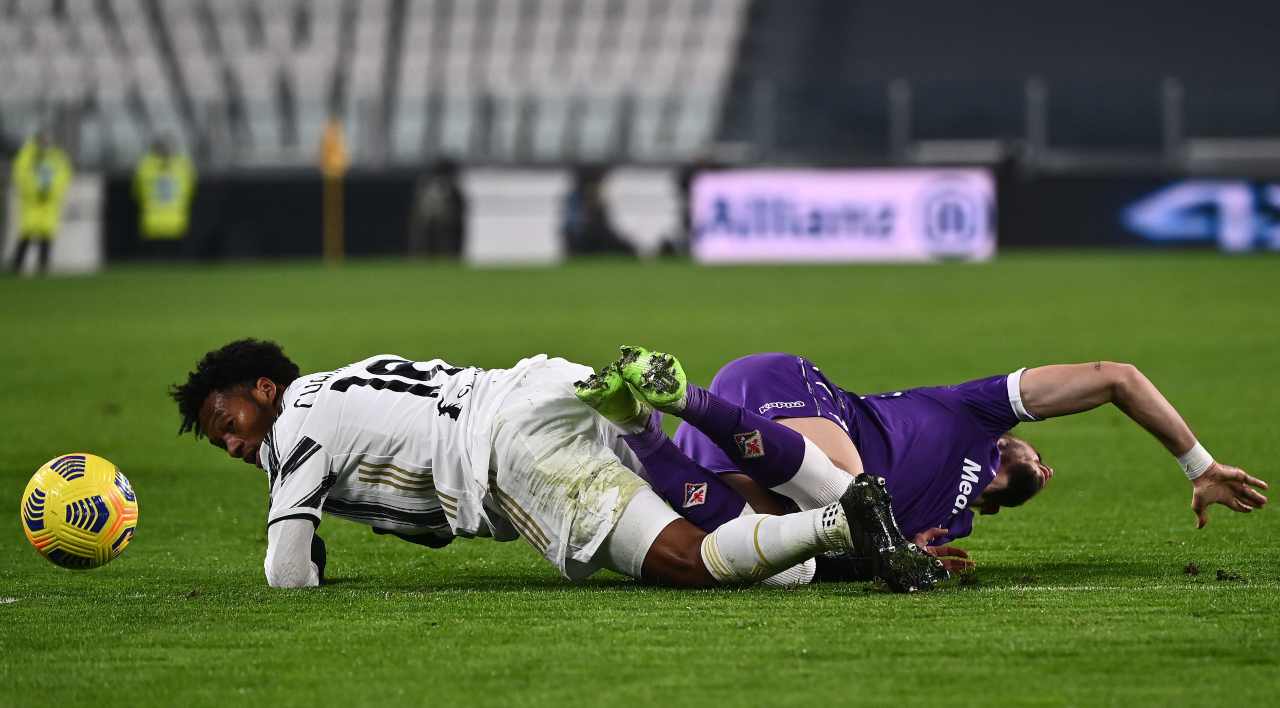 cuadrado espulsione juventus fiorentina