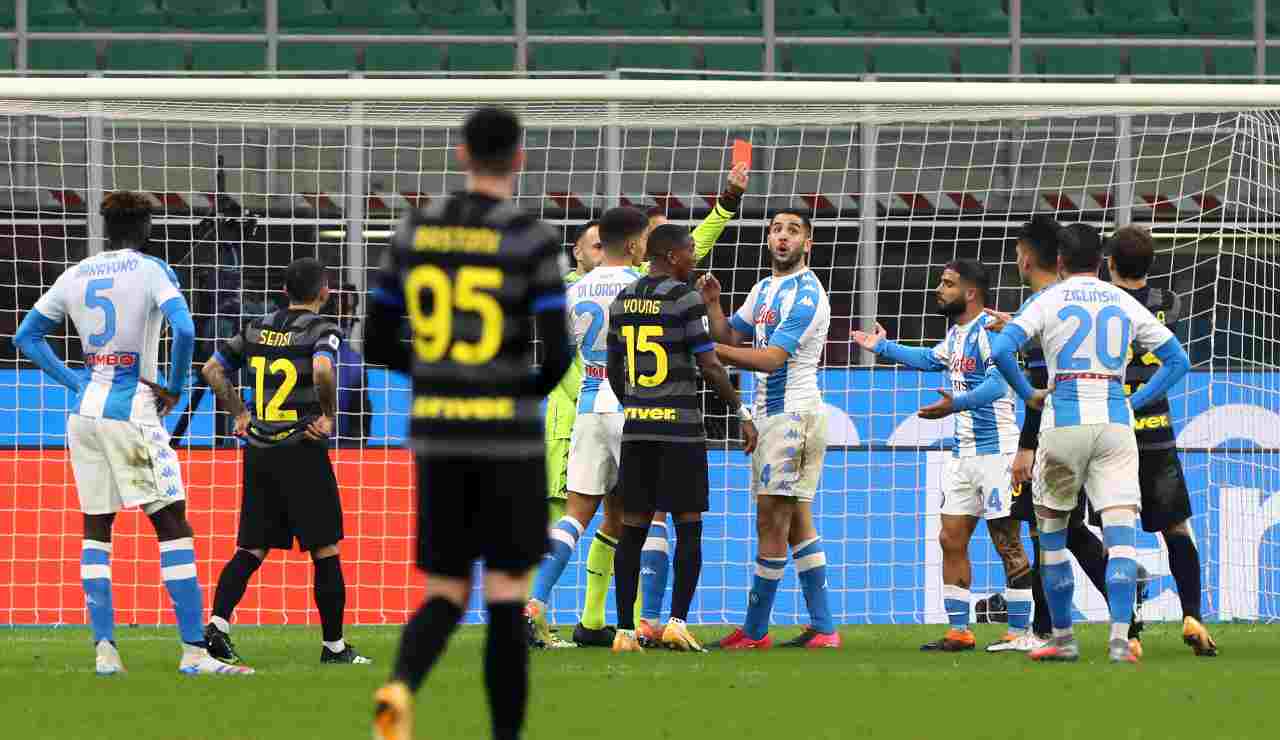 insigne squalificato napoli inter