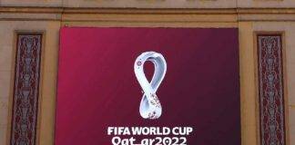 Il logo dei Mondiali in Qatar nel 2022