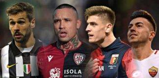 Llorente, Nainggolan, Piatek, El Shaarawy