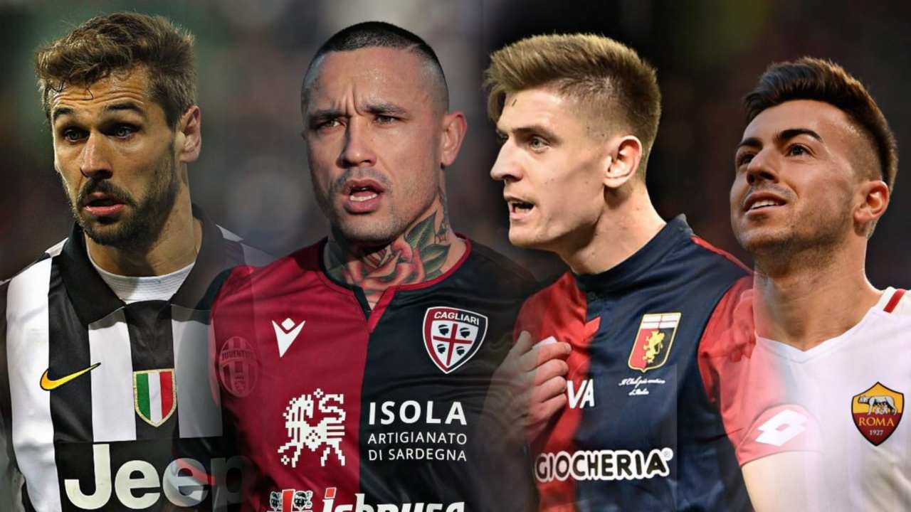 Llorente, Nainggolan, Piatek, El Shaarawy