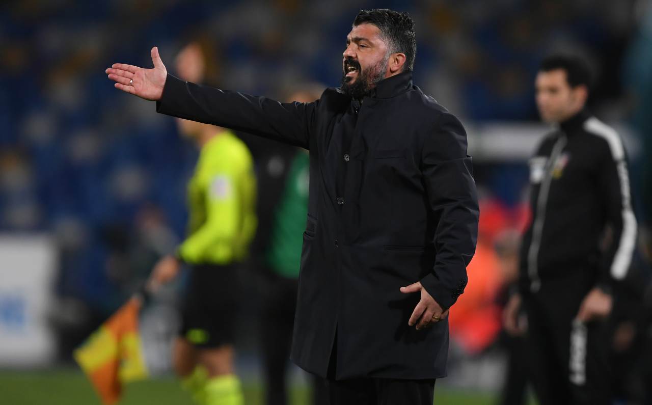 gattuso napoli juventus supercoppa condizioni mertens
