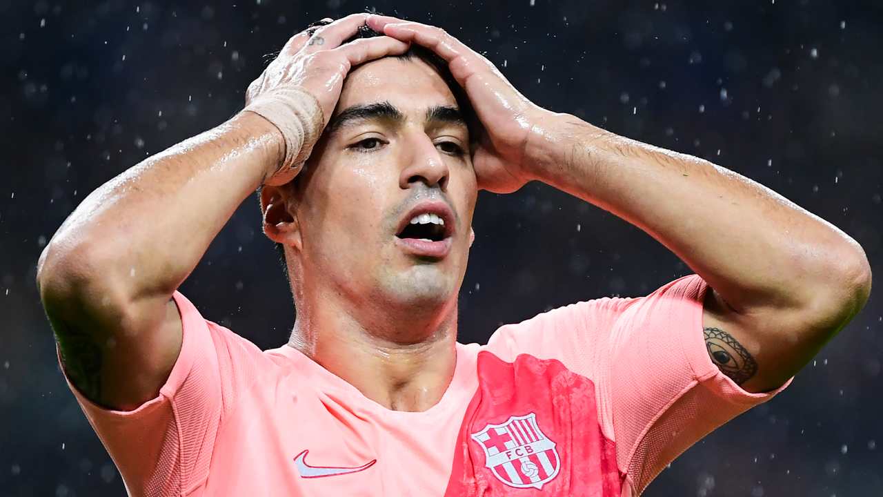 Luis Suarez si dispera
