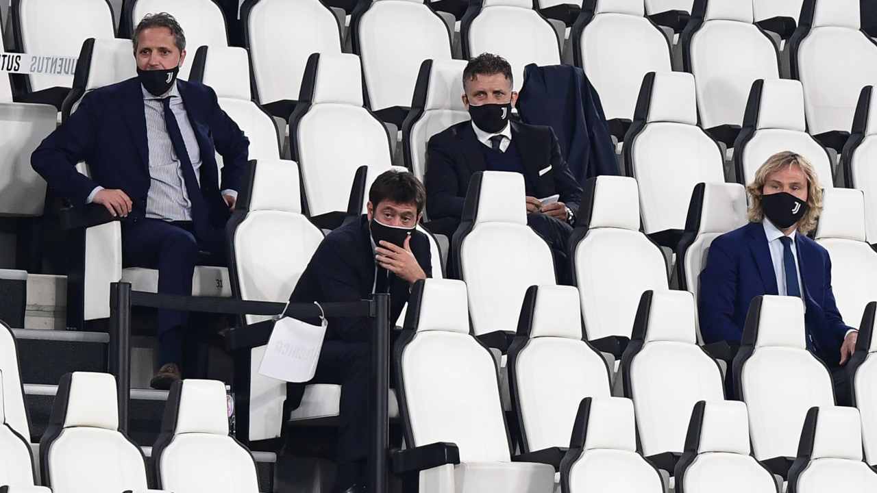 Dirigenza della Juventus allo Stadium