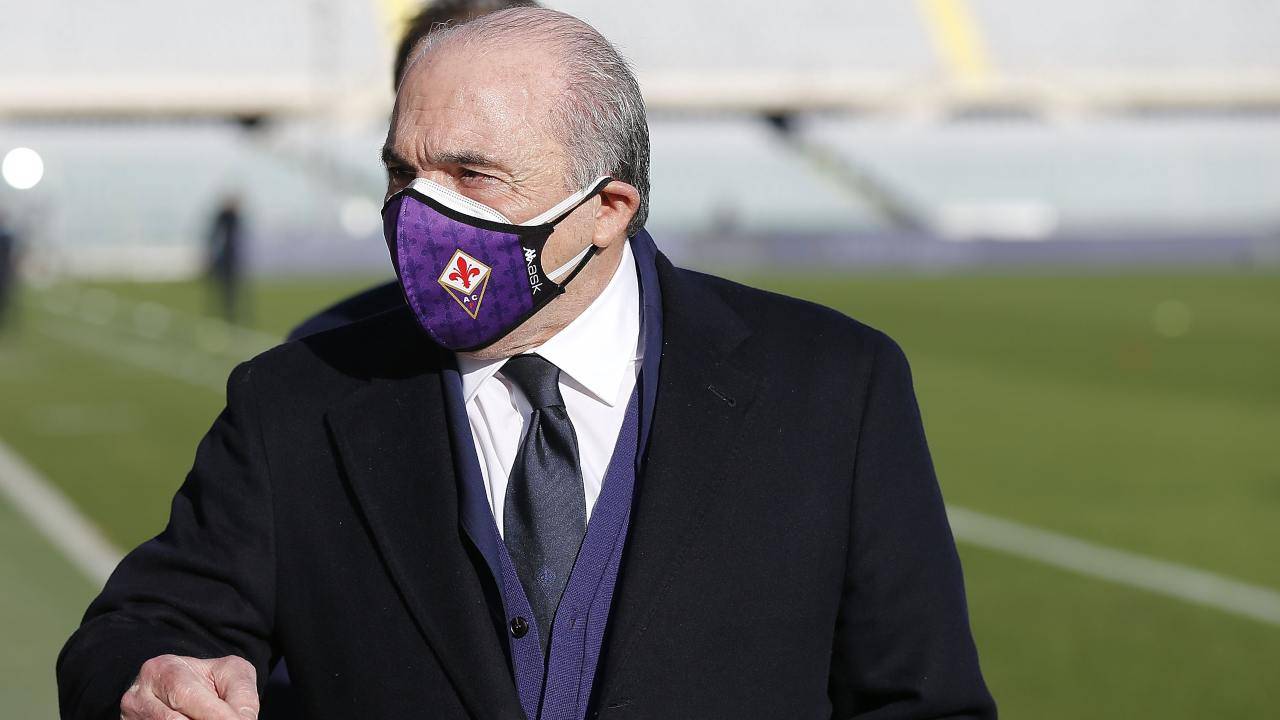 Rocco Commisso allo stadio Franchi