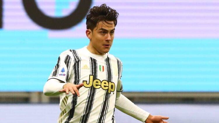 Juventus, Paulo Dybala in azione