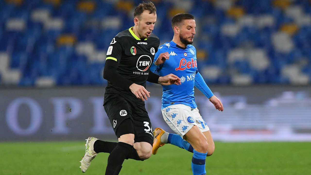 Mertens in corsa