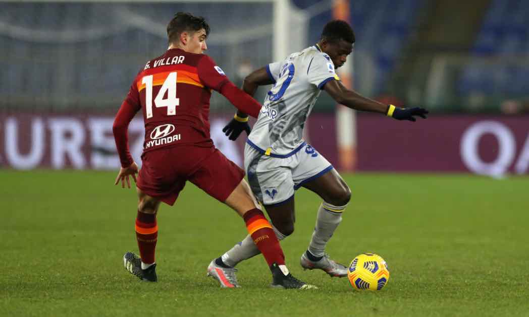 Roma-Verona in campo 