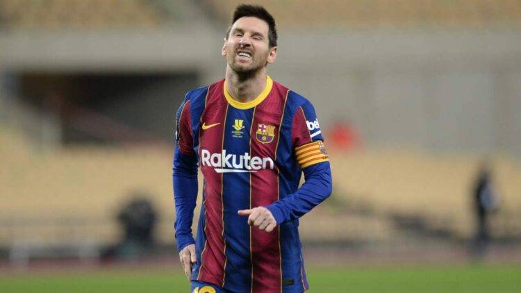 Messi in campo