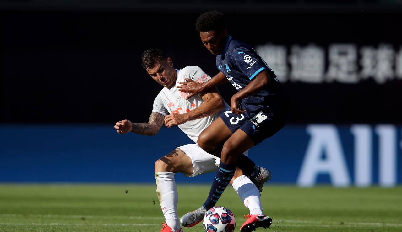 Marley Aké Marsiglia al dribbling