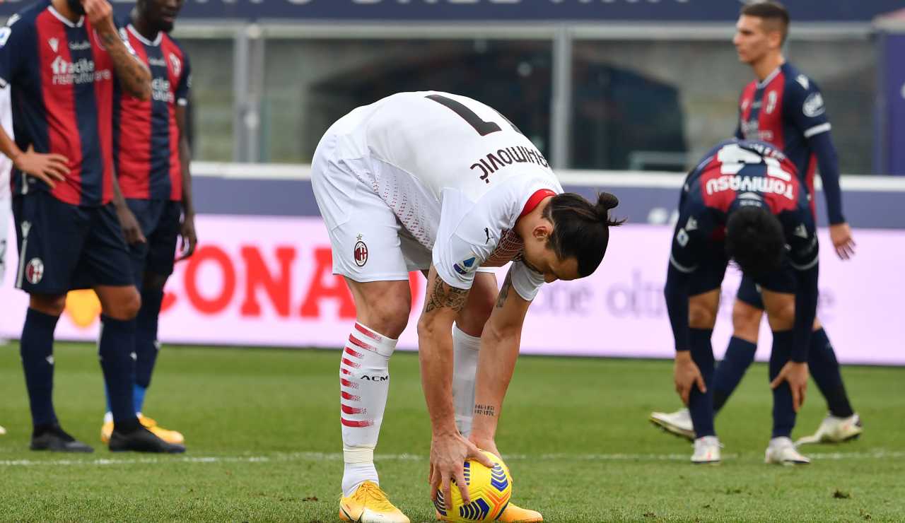Zlatan Ibrahimovic, ancora un rigore parato a Bologna