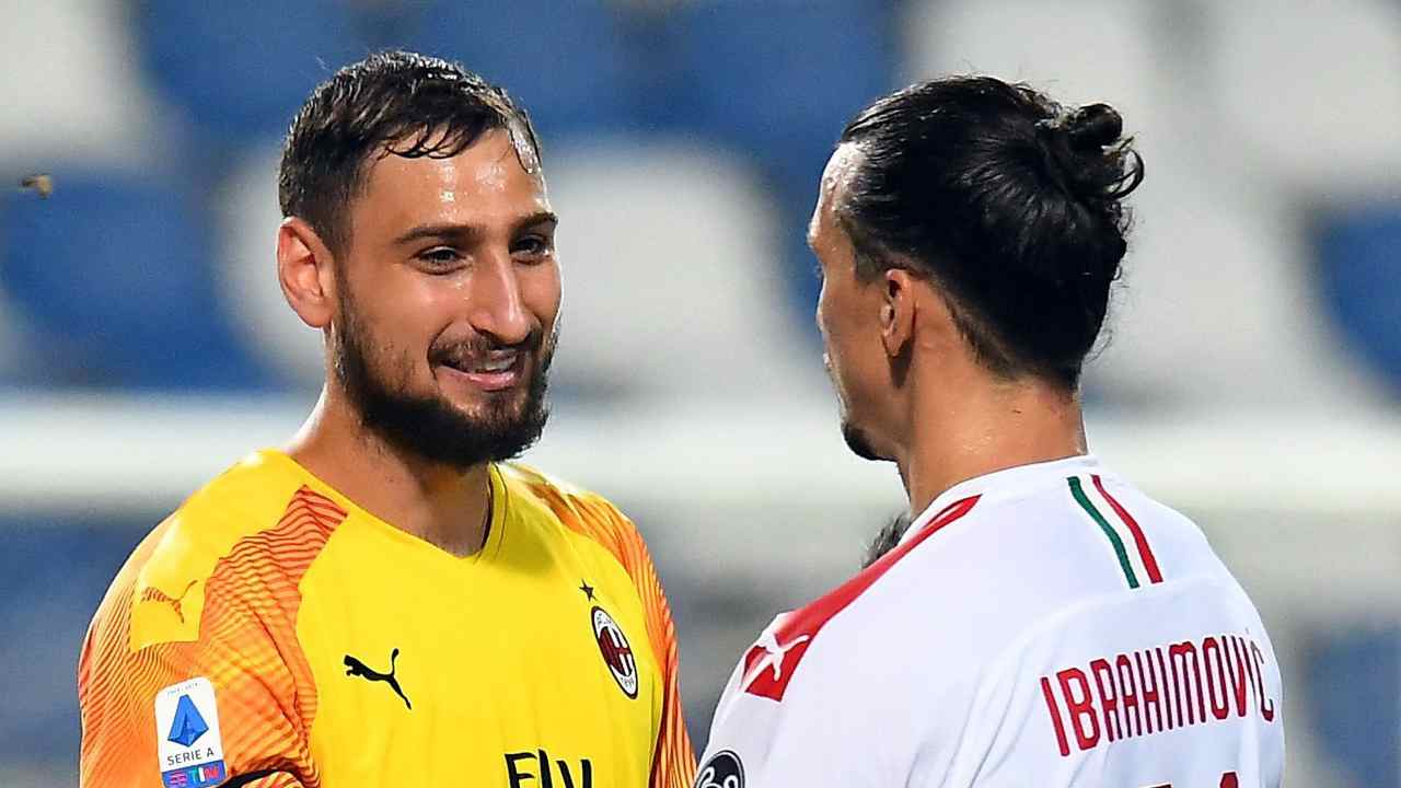 donnarumma ibrahimovic milan