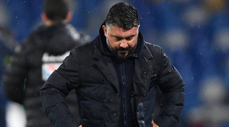 Gattuso in campo