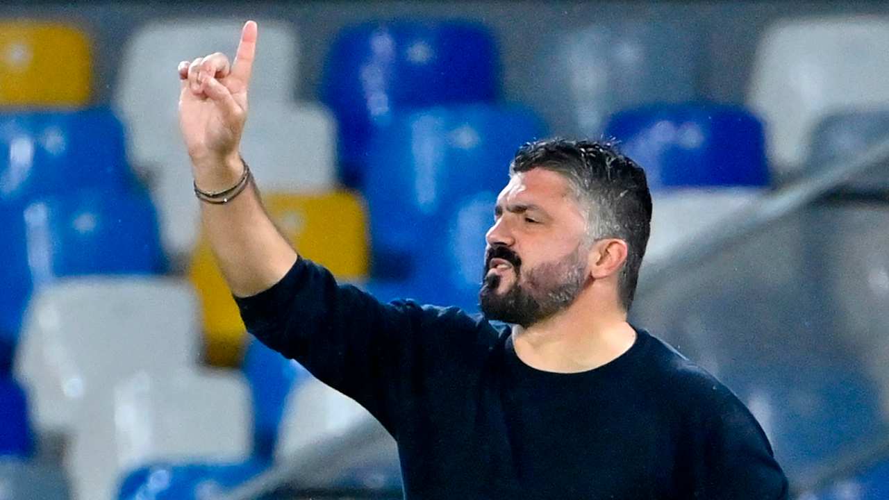 Napoli Gattuso temponi supercoppa