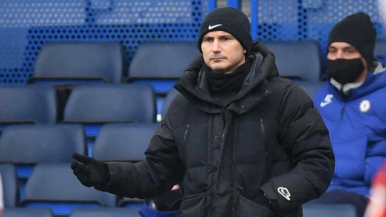 Frank Lampard in panchina
