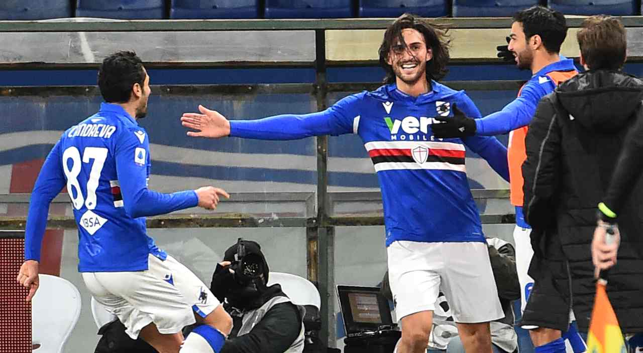torregrossa sampdoria - udinese sintesi risultato serie a